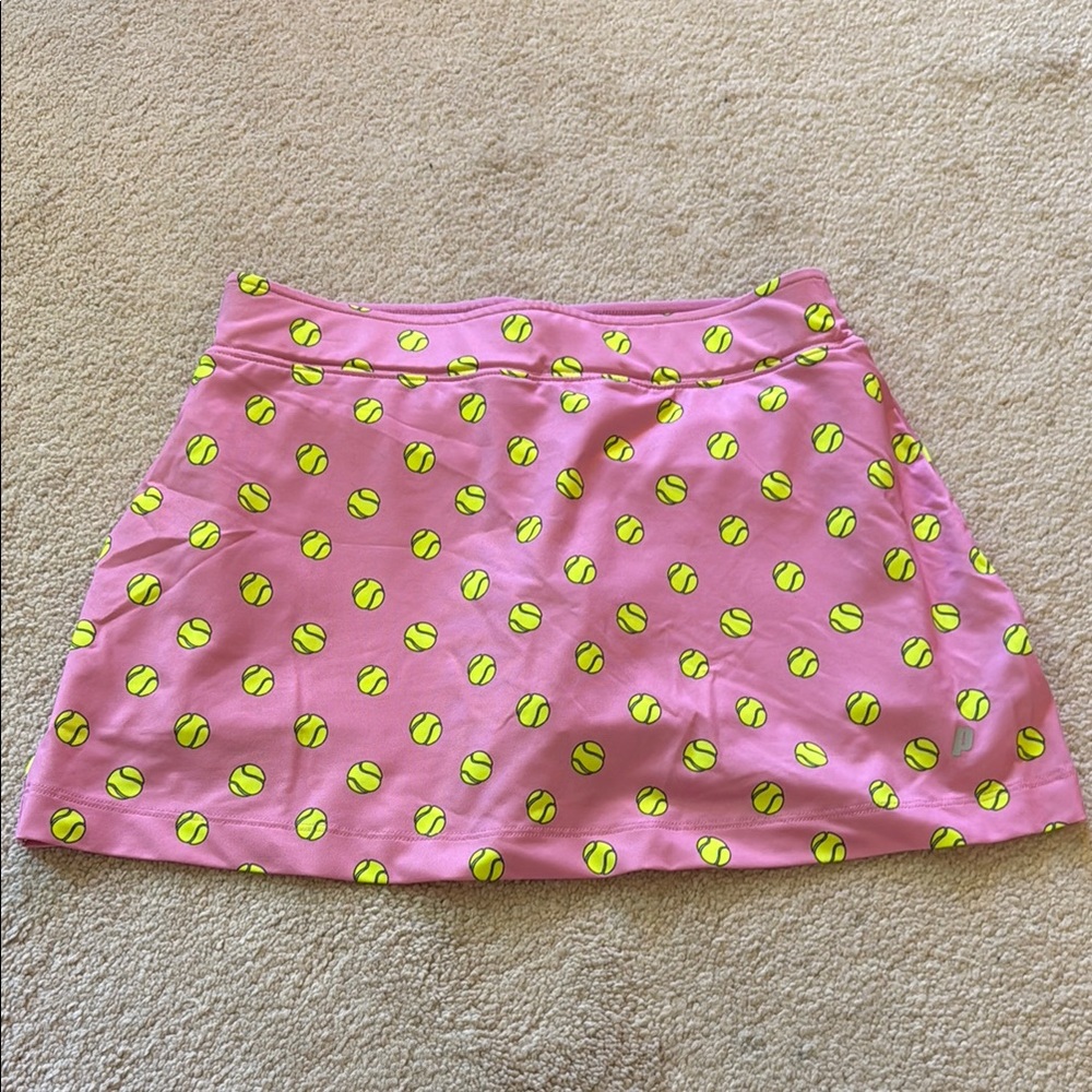 Prince Pink Lemon Print Mini Skirt
